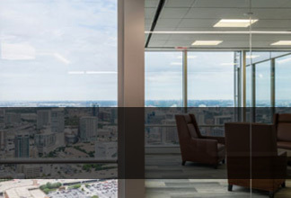 Stunning views at Bank of America Plaza Dallas.